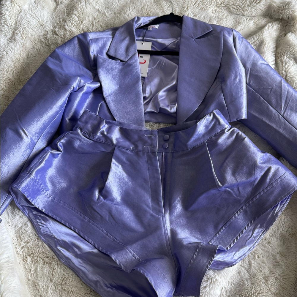 Purple Blazer with Elegant Design